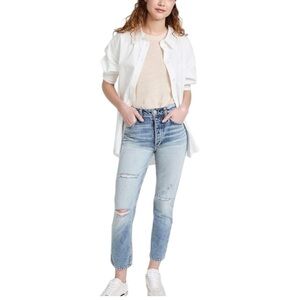NWT Rag & Bone Nina High-Rise Cigarette ankle jean size 26
